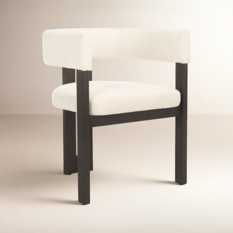 Lenita Boucle Dining Armchair