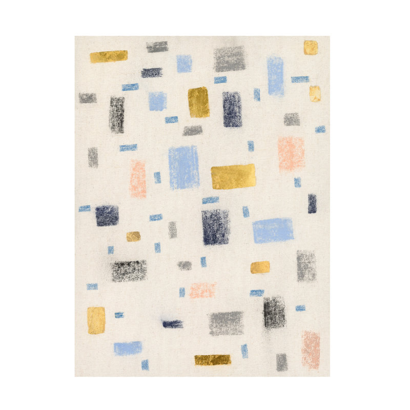 Peinture sur toile Free Blocks I, H 47 po x l 35 po x P 2 po