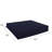  Chair Pad Cushion Set Of 2, 18" X 18" X 2.5", Premium Memory Foam Core With Waterfall Edge, Solstice Olefin, Patio Cushion For Outdoor Chairs-2076314416