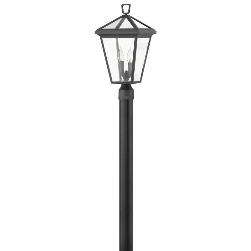 Tête de lanterne 2 lumières Lalla, Noir musée