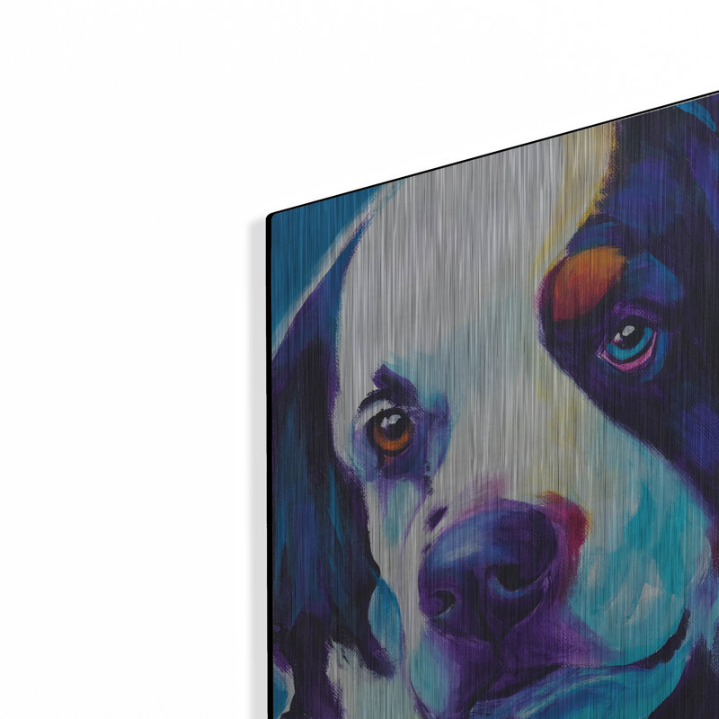 «Bernese Mountain Dog - Zeke» par Dawg Painter, H 16 po x l 12 po