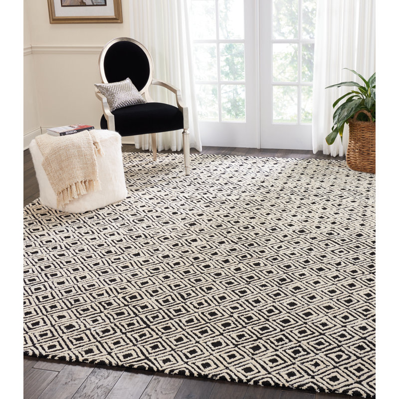 Chism Geometric Indoor Rug, Rectangle 5'3" x 7'4"