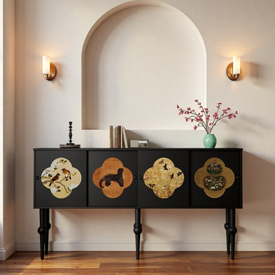 Mid-Century Art Entryway Cabinet
