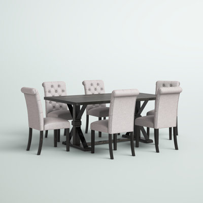 Julian 6 - Person Trestle Dining Set