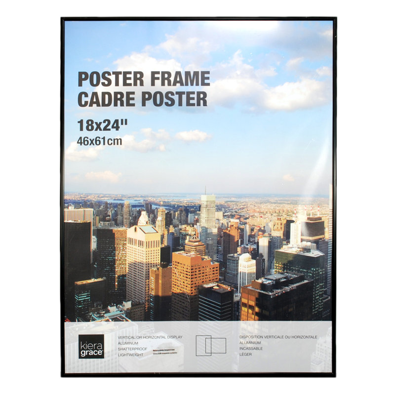 Amirah Matte Picture Frame, Black