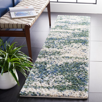 Difiore Abstract Green/Beige Area Rug