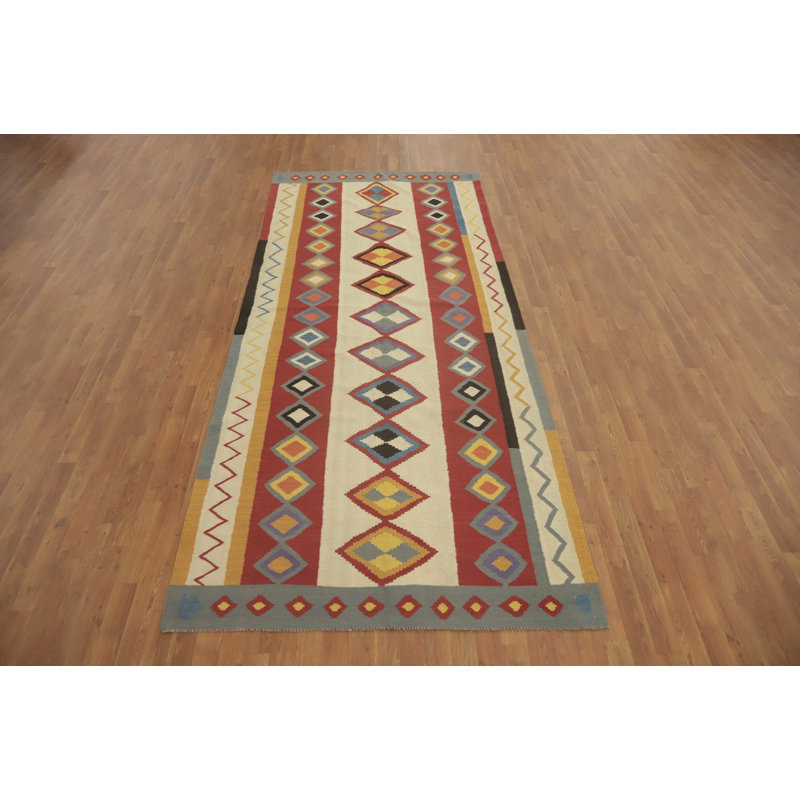 Tapis géométrique en laine Nomad 5 x 11