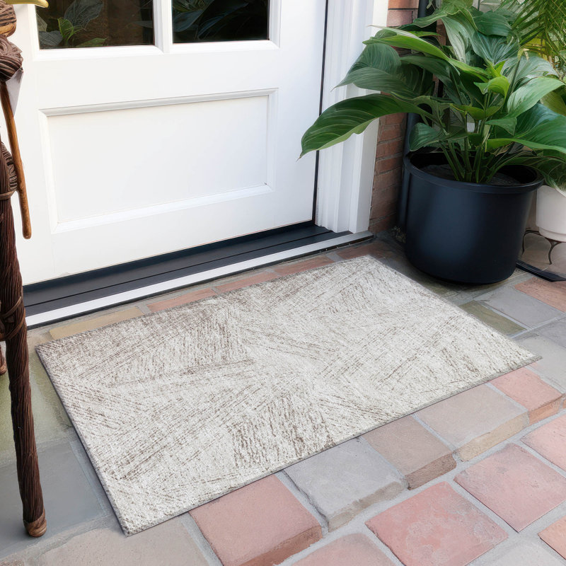  Chayden Indoor/Outdoor Chantille ACN991 Gray Area Rug, Rectangle 1'8" x 2'6"