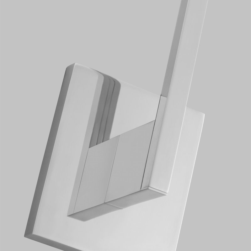 Klee 1 - Light LED Armed Sconce, Polished Nickel