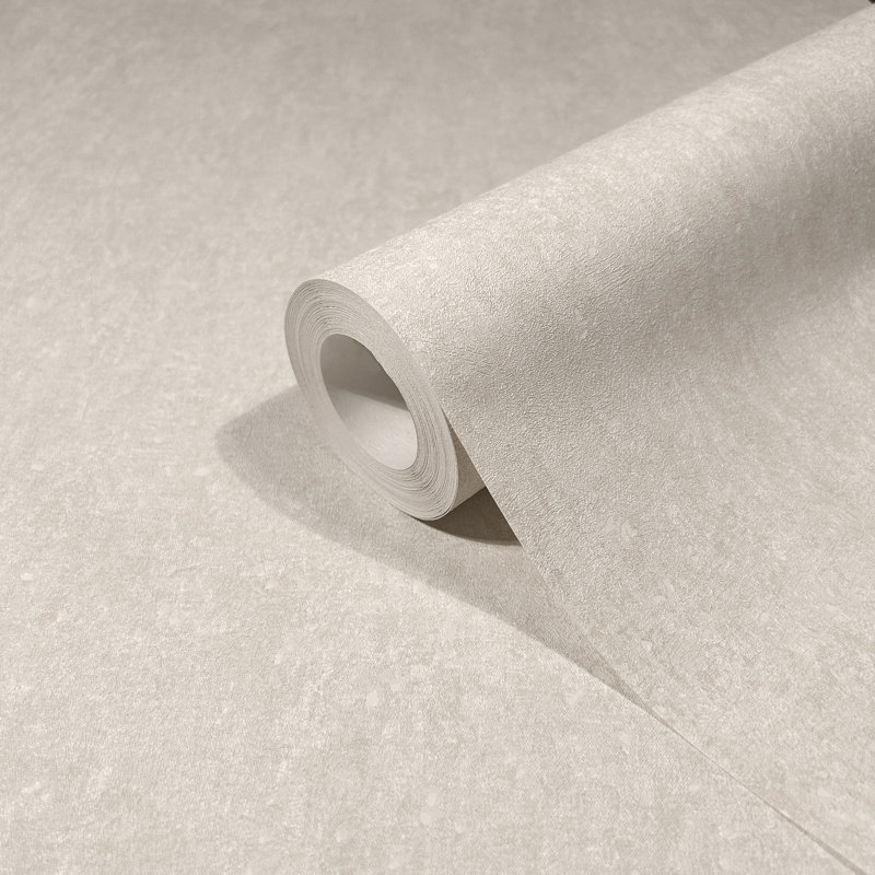 City Romance Plain Texture Wallpaper, Light Beige