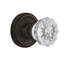 Classic Rosette with Crystal Door Knob-1060249232