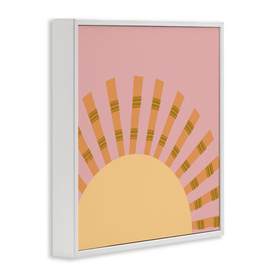 «Minimal Sun Rays», art de la giclée encadrée par Tina Finn