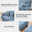 Canapé Cloud 2 places pour salon, tissu chenille-2018488147
