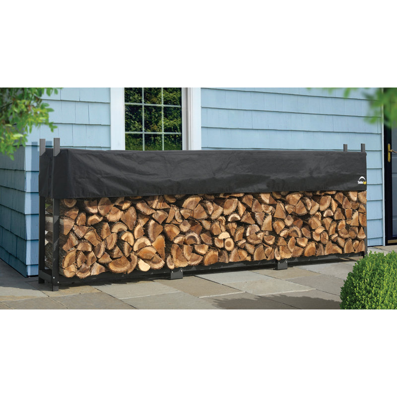 Ultra Duty 14.2'' W Metal Log Rack, 46.8" H x 140.5" W x 14.3" D