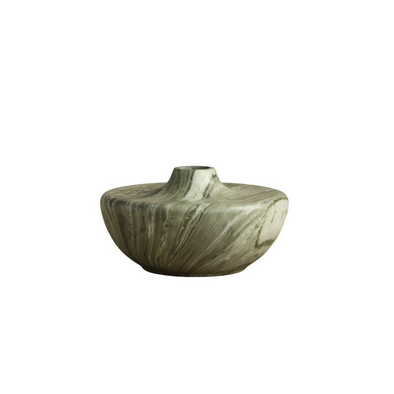 Vase estrusque - aspect marbre - sauge