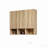 Cc1014s112310 Rough Oak & Rough Oak Bathroom Floating 3-Piece Side Cabinet Set, Wall-Mounted Storage Cabinet For Small Space, Kd-1978071417