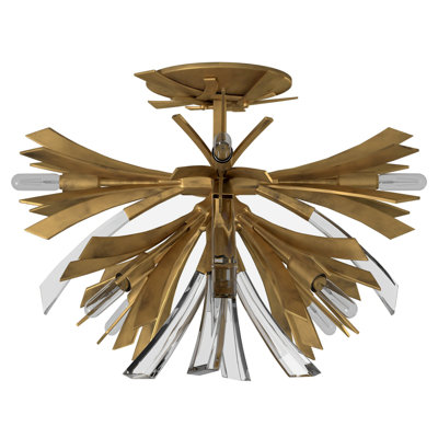 Vida 9-Light Semi Flush Mount