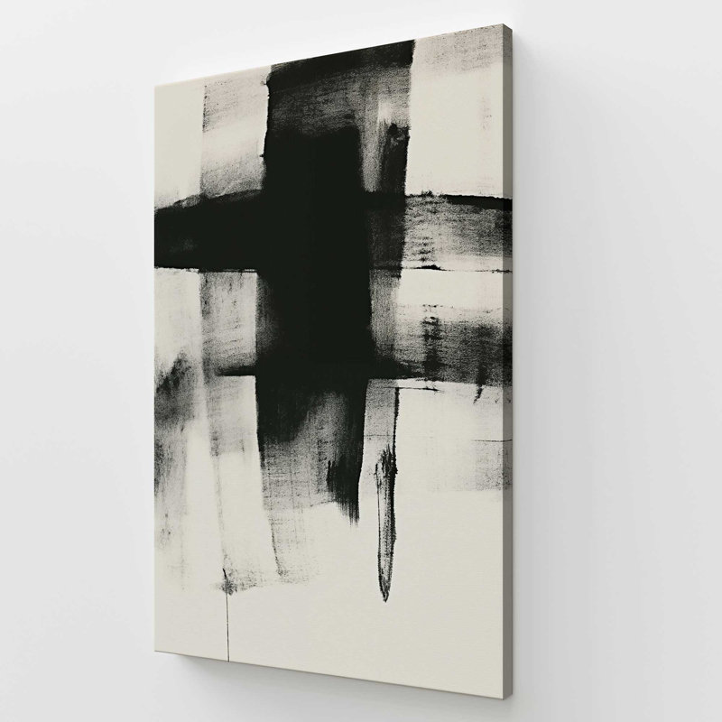 «Charcoal Whisper I», reproduction sur toile, H 72 po x l 48 po x P 1,25 po, Toile tendue