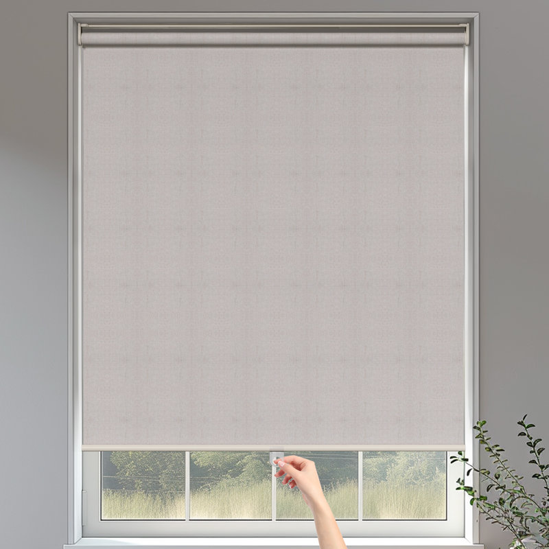 Rideaux occultant 100%, abat-jour rétractable à arrêt libre, L 40 po x L 72 po, Beige