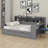 Corner Full Bed Frame With Bookcase Storage And Desk,Wood Day Beds With 2 Drawers, Captains Bed Frame With Bookcase And Headboard-1495720879