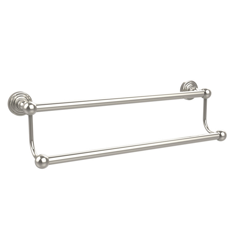 Porte-serviettes mural double Beresford, Nickel poli