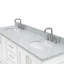 Meuble-lavabo double avec plateau Abshire 73-93359273
