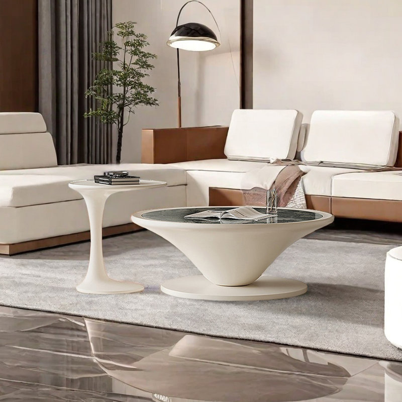 Ensemble de tables basses Modern Rock Plate