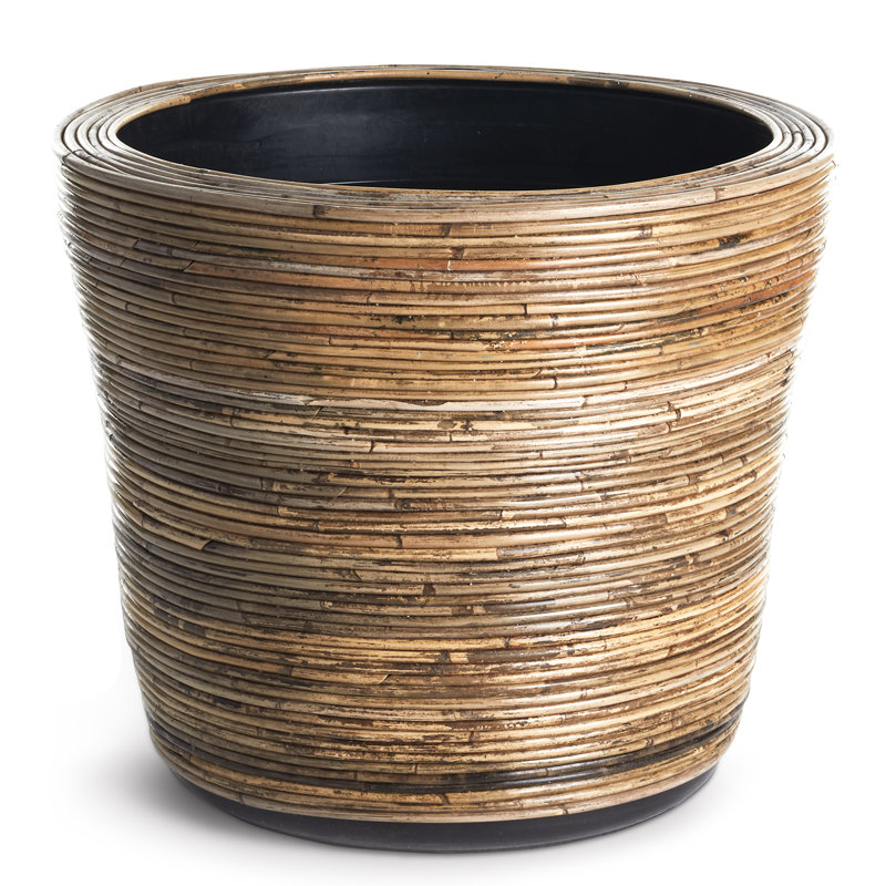 Wrapped Dry Basket Planter 17.75", 20.75"H x 20.75"W x 17.5"D