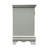 Grey 3-Drawer Nightstand