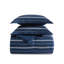 Ensemble d'édredon réversible bleu Nautica Mariners Line-125385500-125385503