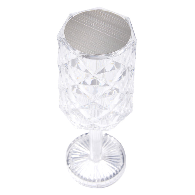 Acrylic Diamond pattern LED Table Lamp with Remote Control