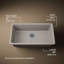 IronTones 33" L x 19" W Dual Mount Kitchen Sink-101828972