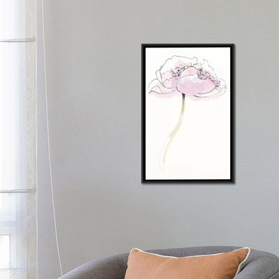 «Single Pink Somniferum II», impression sur toile tendue
