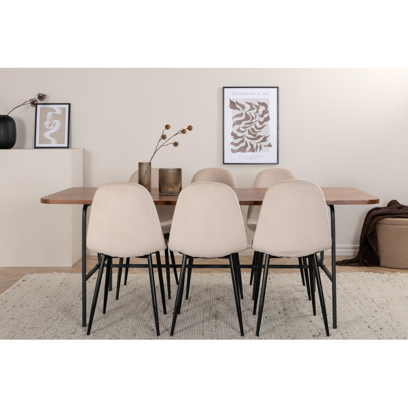 Uno 6 - Person Dining Set