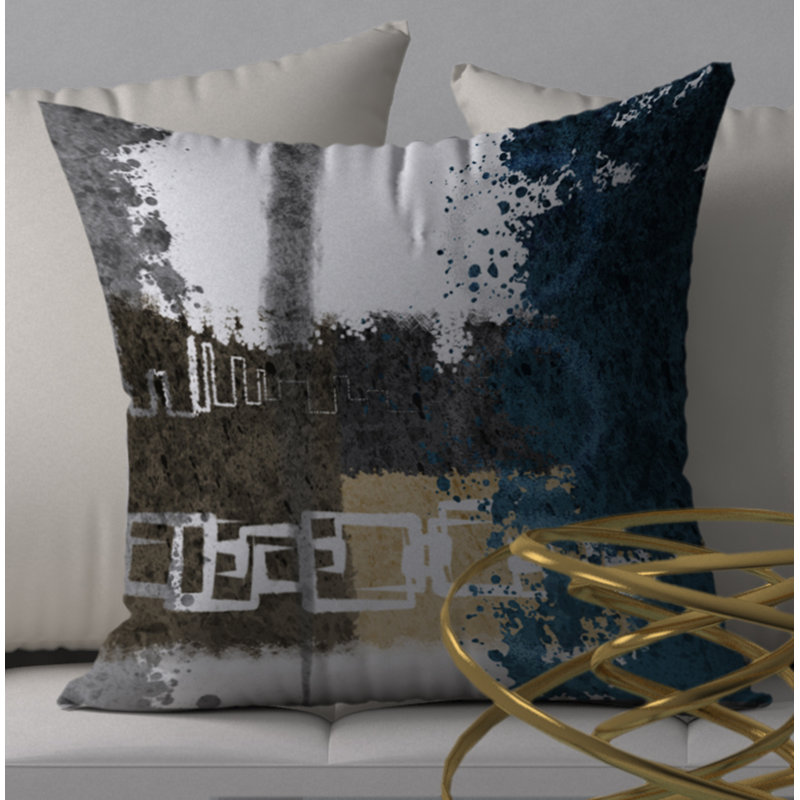 Reversible Throw Pillow, 20" x 20"