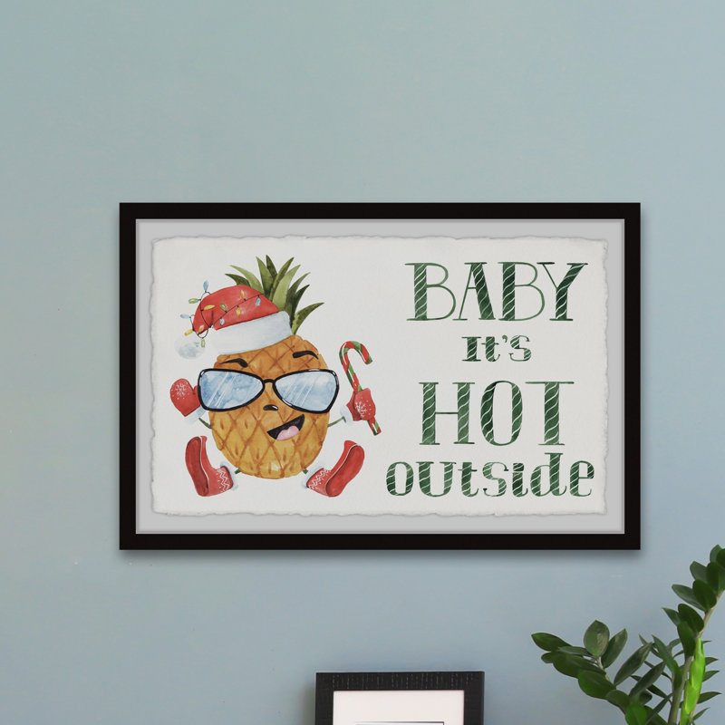 Keep Cool - Single Picture Frame Painting, 61cm H x 91cm W x 3.81cm D