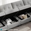 Canapé modulaire réversible en U Ashbury Ivery-86884461