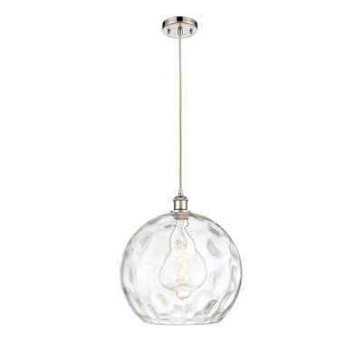 Roxane 1-Light Dimmable Steel Single Pendant