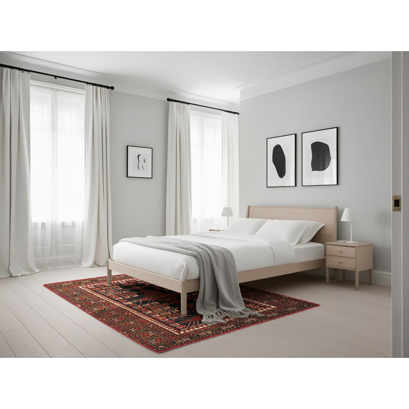 Tapis brun Southwestern, Rectangle 5 pi x 7 pi