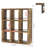 Solid Wood Coffee Mug Cubby Shelf