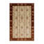Tapis art déco brun lavable à la machine-1669699424