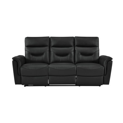 Canapé inclinable électrique, noir
