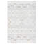 Tapis de qualité supérieure 50 x 80 po, crème et gris, 100% polypropylène | Doux velours de 0,2 po, tissé à la machine, base durable en coton / jute | Facile à nettoyer, idéal pour le salon et la chambre à coucher, élégant et fonctionnel-802579497