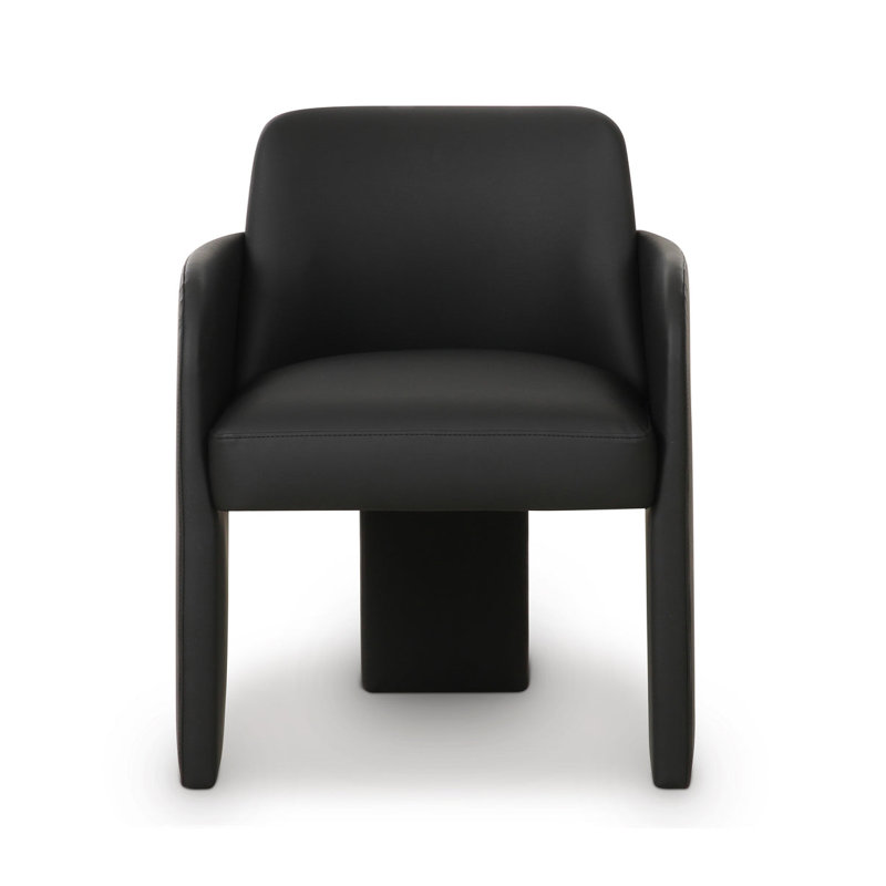 Chaise en cuir Sharon Performance Vegan, Noir