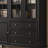Light luxury black bookcase