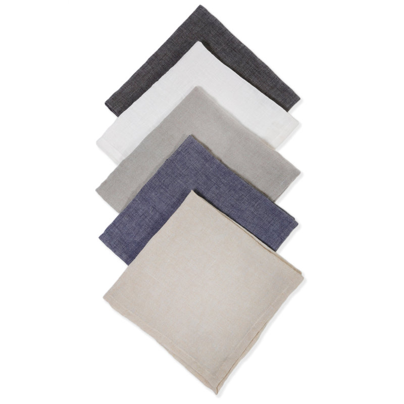 Glenn Cotton Blend Square Napkin, Natural