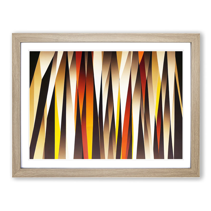 Forest - Framed Print, 25cm H x 34cm W, Oak Framed