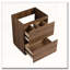 Freestanding Bathroom Cabinet Vanity With Double Drawers Easy To Assemble-125201002
