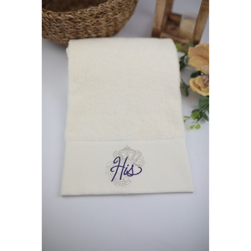 Ensemble de 2 serviettes 100% coton Parrino