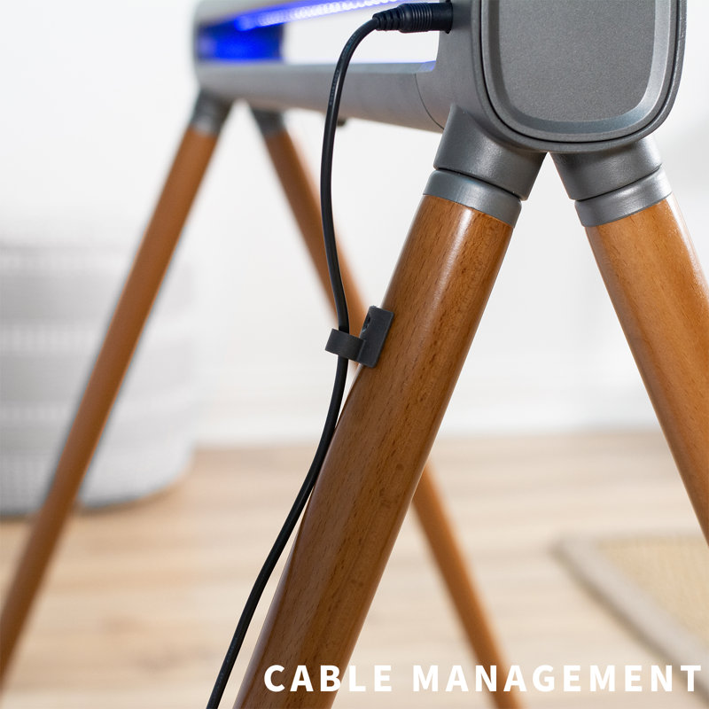 Meuble télé avec lumière RVB Easel Studio, Bois